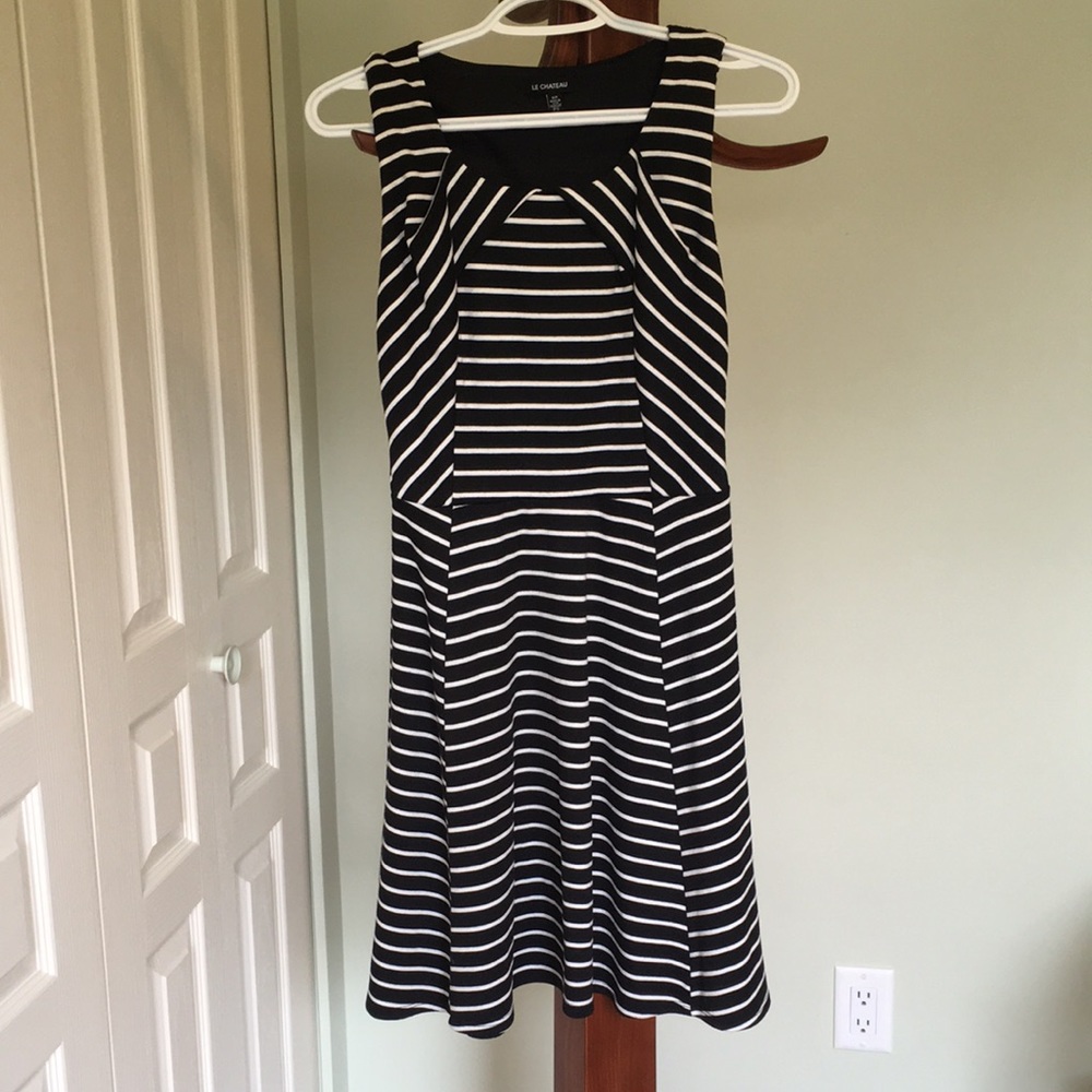 Sleeveless striped dress